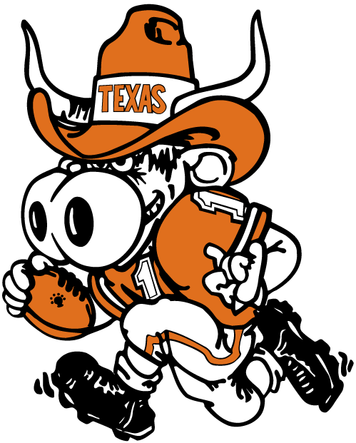 Texas Longhorns 1981-2002 Mascot Logo t shirts DIY iron ons v2